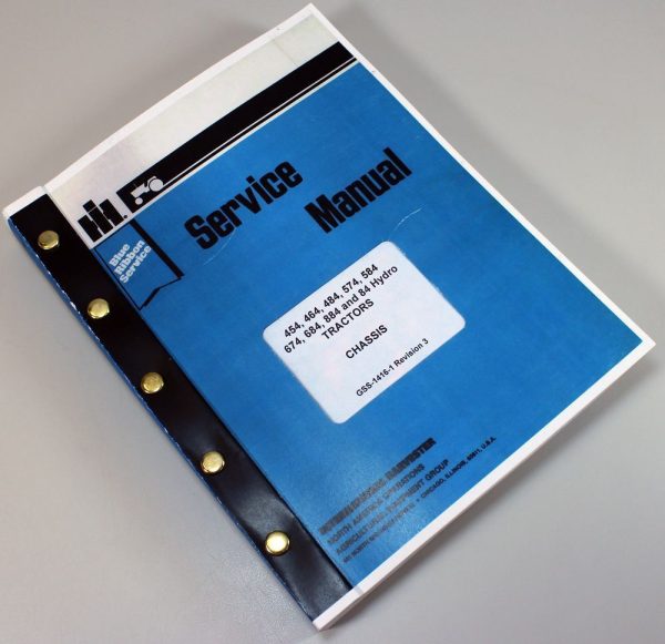 Service Shop Repair Manual 574 International Farmall Tractor Factory Overhaul