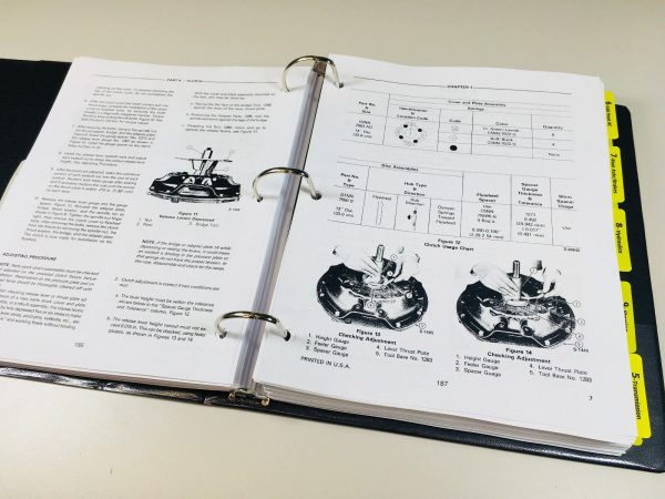 Ford 555A 555B 655A Tractor Loader Backhoe Service Parts Catalog Manual Shop Set - Image 7
