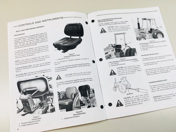 Ford 231 340 445 531 540 545 Tractor Operators Owners Manual Maintenance Book - Image 3