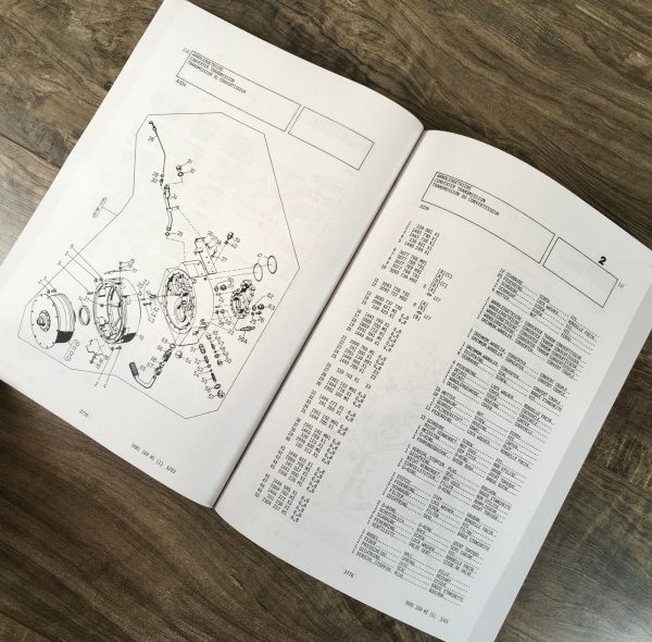 Terex Ibh 44D Loader Parts Manual Catalog Book Assembly Schematics Exploded View - Image 11