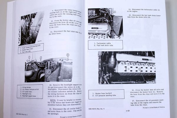 International 766 966 1066 1466 Tractor Service Parts Manual Repair Shop Set Ih - Image 10