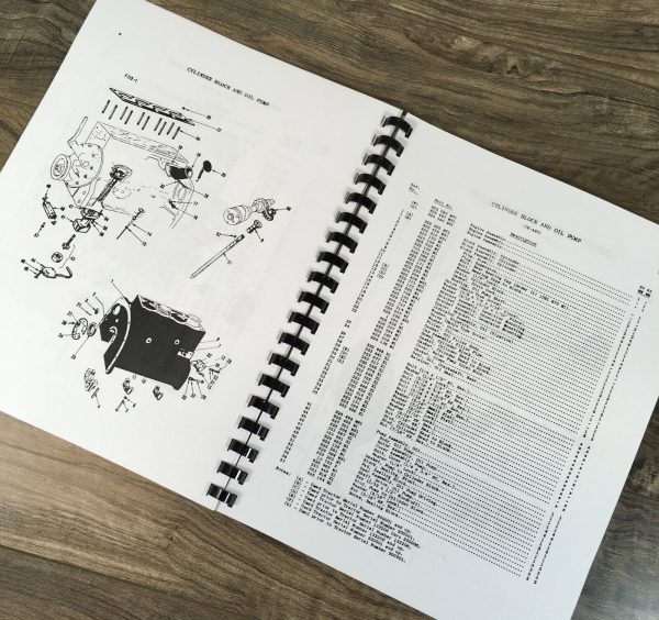 Massey Ferguson 35 Tractor Parts Catalog Manual Book Exploded View Assembly - Image 6