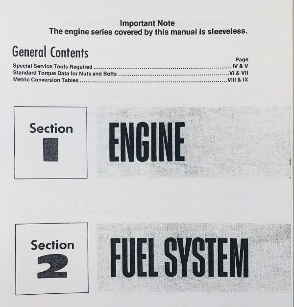 International 2500 Series A B Gas Backhoe Loader Tractor Service Manual Repair - Image 8