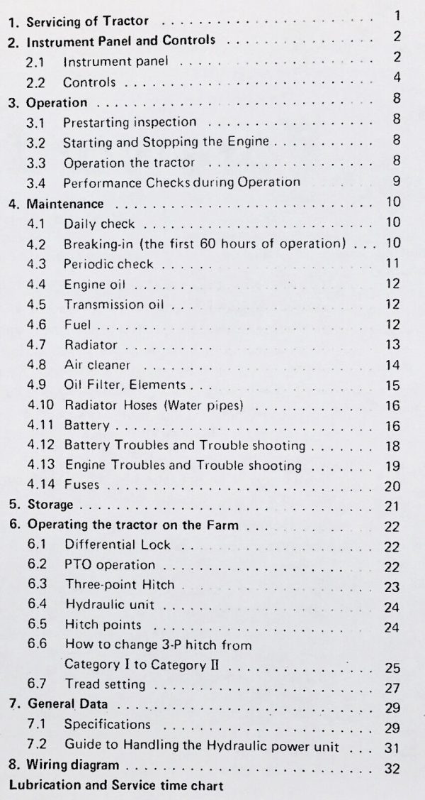 Kubota M4500 M4500Dt Tractor Operators Owners Manual Diesel 4Wd Maintenance Fuel - Image 2