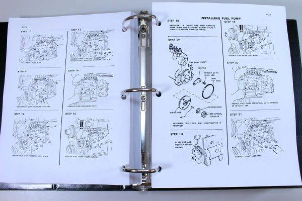 Case 680G Loader Backhoe Tractor Service Manual Parts Catalog Shop Overhaul Set - Image 7