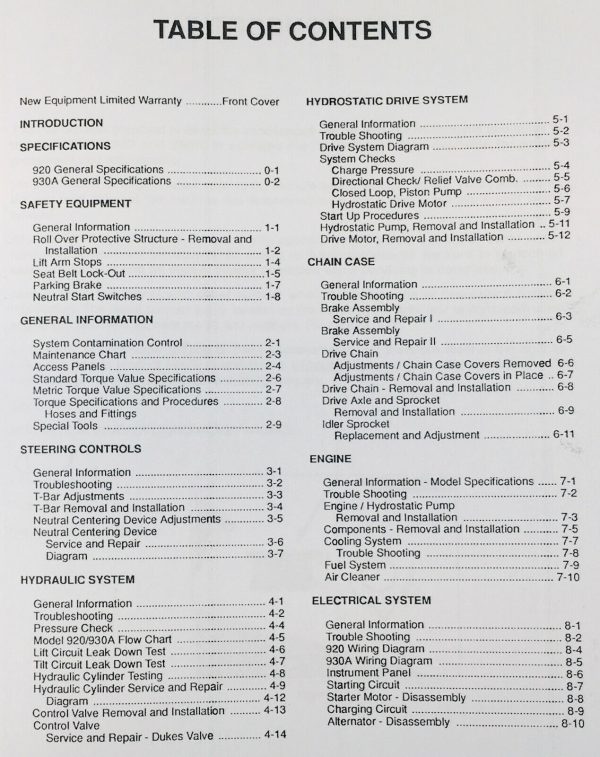 Mustang 930A Skid Steer Loader Service Repair Manual Parts Catalog Shop Set - Image 8