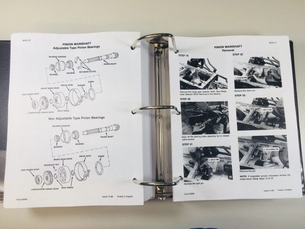 Case International 380B Tractor Service Manual Parts Catalog Set Repair Shop Set - Image 7