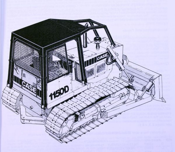 Case 1150D 1155D Crawler Dozer Loader Service Manual Parts Catalog Shop Book - Image 2