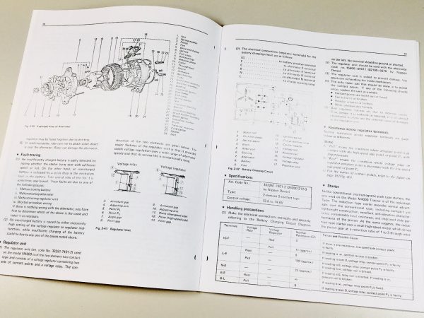 Kubota M4000 Tractor Service Repair Manual Technical Shop Book Overhaul - Image 4