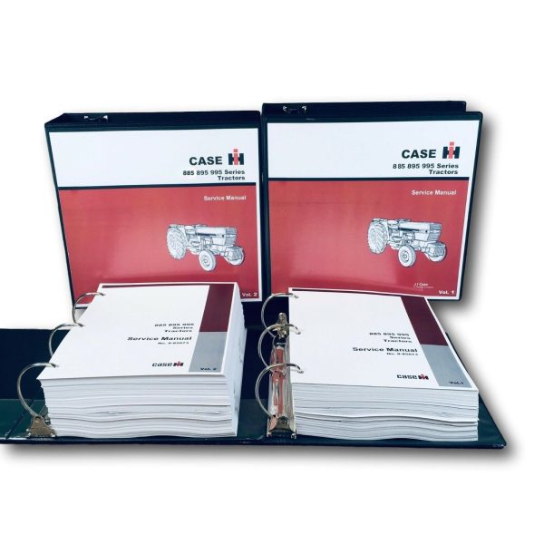 Case Ih International 885 895 995 Tractor Service Manual Repair Overhaul Binder