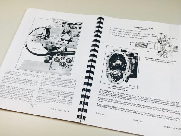 Set Allis Chalmers D-17 Series 1 2 3 Tractor Service Repair Manual Parts Catalog - Image 7