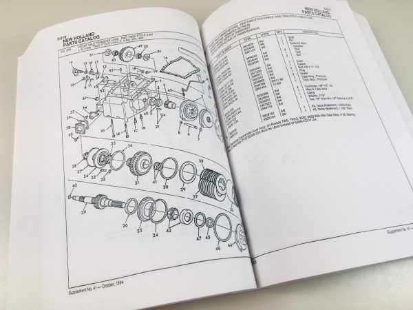 Ford Tw5 Tw15 Tw25 Tw35 Tractor Service Manual Parts Catalog Shop Book Set - Image 11