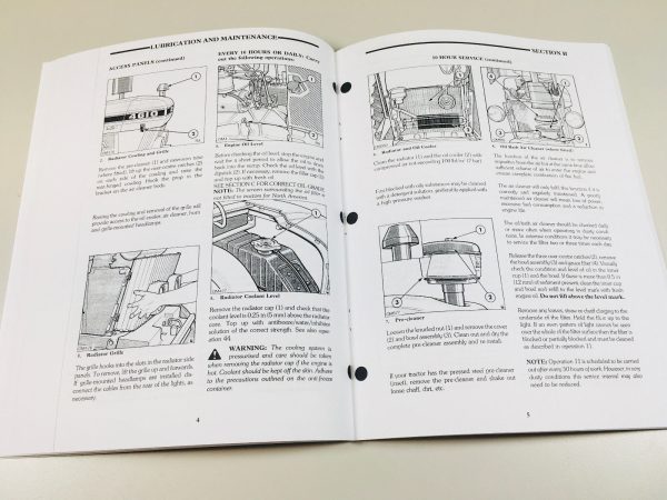 Ford 2910 3910 4110 4610 Tractor Owner Operators Manual Book Maintenance Lube - Image 4