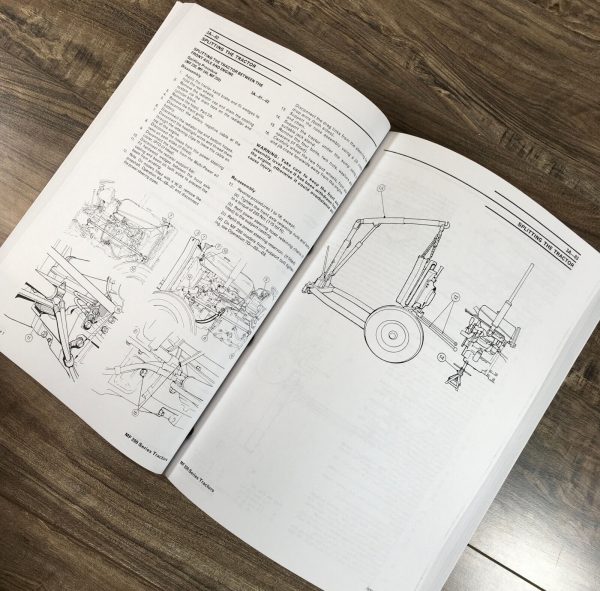 Massey Ferguson Mf 298 Tractor Service Parts Operators Manual Repair Shop Set - Image 7