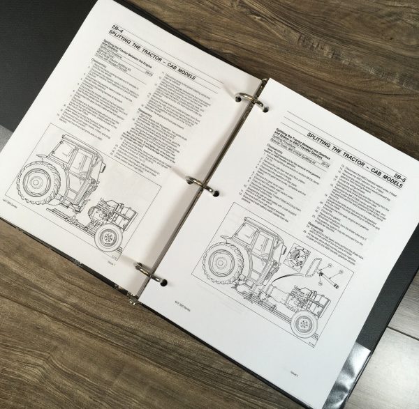 Massey Ferguson 300 Series Tractor Service Manual Repair Shop Technical Workshop - Image 4