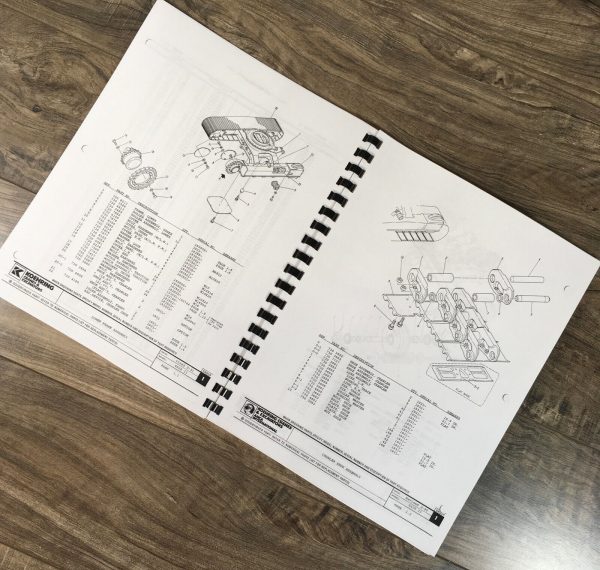 Koehring 6608 Hydraulic Excavator Parts Manual Catalog Assembly S/N 193501-1 - Image 3