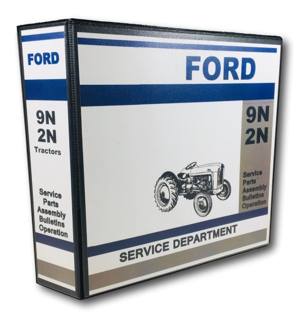 Ford 9N 2N Tractor Master Service Repair Manual Parts Catalog Shop Set 822Pgs