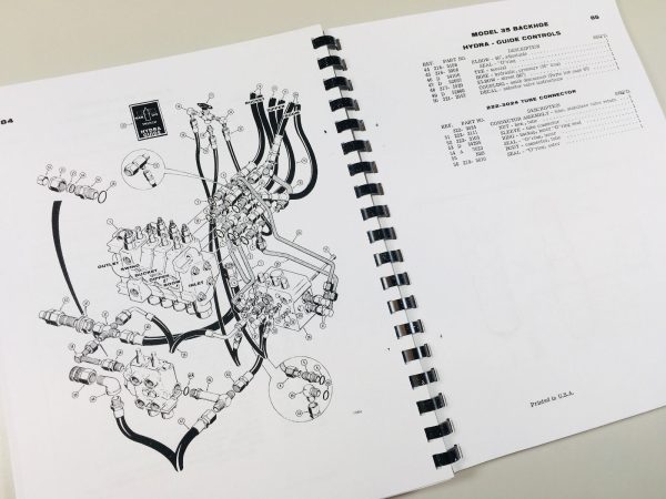 Case 35 Backhoe & Loader For 580Ck Series B 580B Tractor Parts Catalog Manual - Image 7