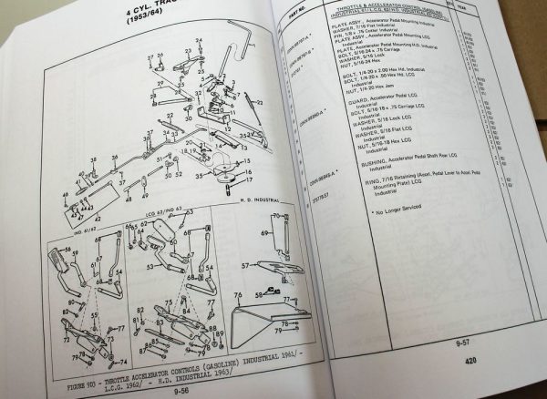 Ford 950 960 976 941 961 Tractor Service Repair Shop Manual Parts Catalog Set - Image 5