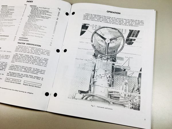 Massey Ferguson Mf Super 90 90Wr Gas Diesel Tractor Operators Owners Manual - Image 3