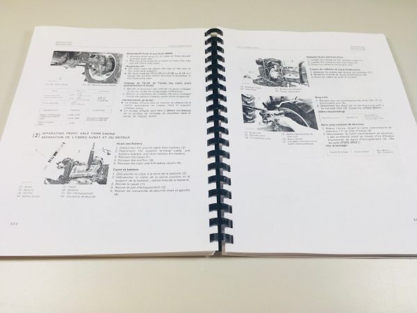 Kubota L275 Tractor Service Engine Chassis Operators Manual Parts Catalog Set - Image 6