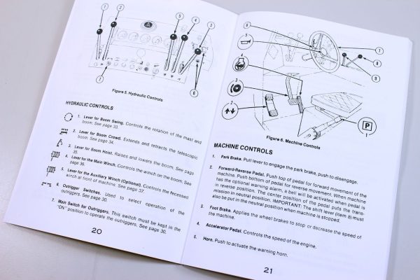 Drott 3330 Series Carrydeck Crane Operators Owners Manual J I Case Maintenance - Image 6