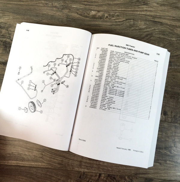 CaseIH 685 Tractor Parts Manual Catalog Book Assembly Schematic Exploded Views - Image 5