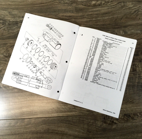 Case WWC-37 Wing Chisel Plow Parts Manual Catalog Book Assembly Schematic - Image 5