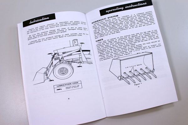 J I Case 70 Loader Operators Manual Instruction Operation 1070 Attachments 730 - Image 9