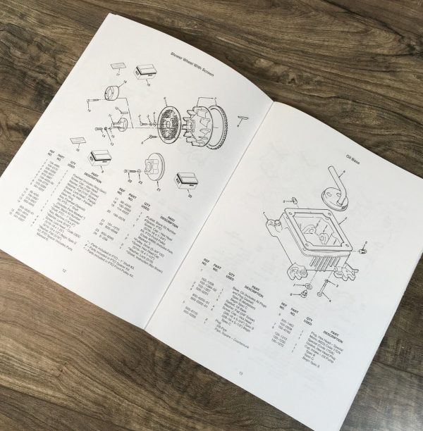 Onan P224 Ol24 Lx990 Engine Parts Manual Catalog Book Assembly Schematics 24Hp - Image 5