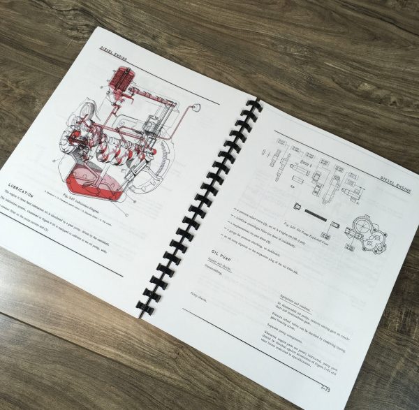 Oliver 1250 Tractor Service Repair Technical Shop Manual W/ Color Schematics - Image 5