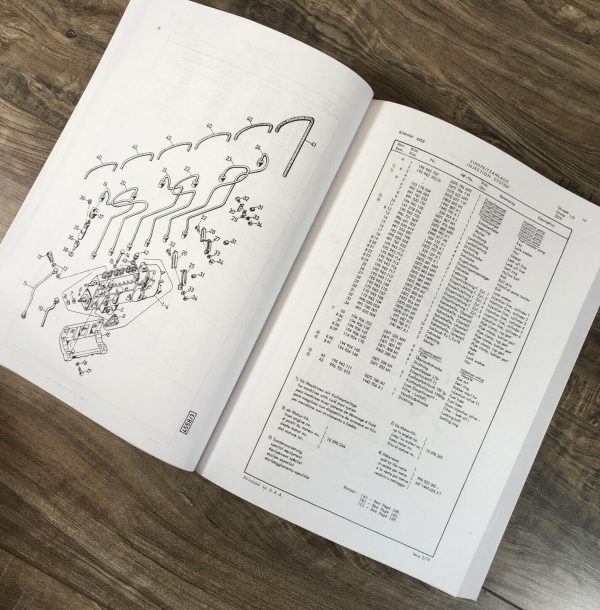 Massey Ferguson 600C Crawler Loader Parts Manual Catalog Book Assembly Schematic - Image 4