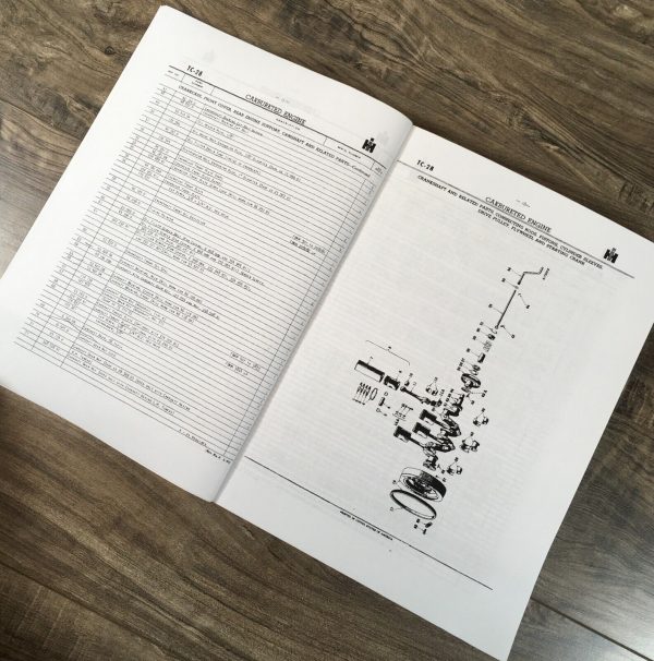 Farmall International M Md MV MDV Tractor Parts Manual Catalog Book Schematic IH - Image 4