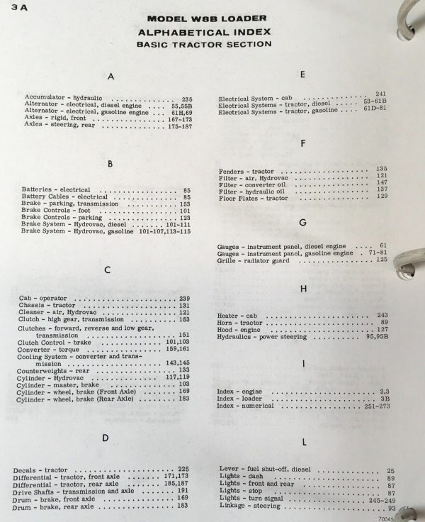 Case W8B Wheel Loader Service Manual Parts Catalog Repair Shop Set Workshop Book - Image 5