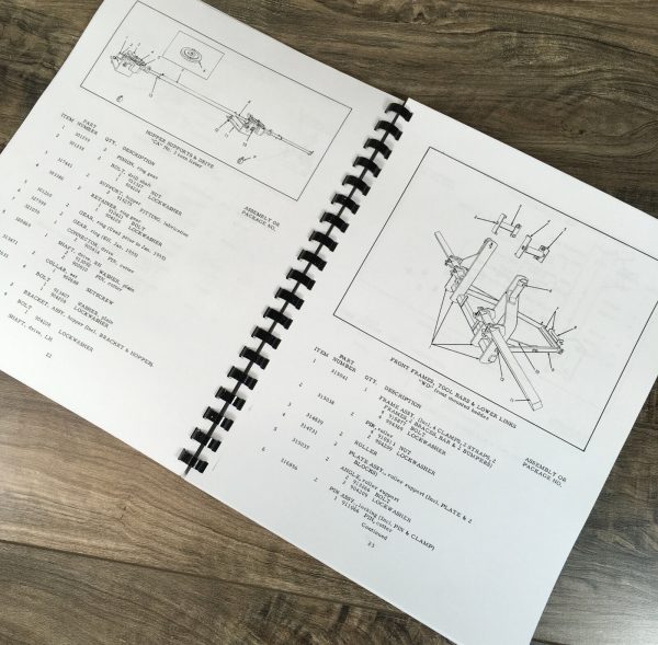 Allis Chalmers Ca Wd Bedders Planting Attachments Linster Planters Parts Manual - Image 5