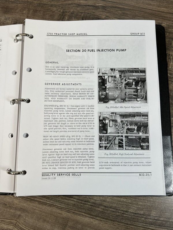 Oliver 1750 Tractor Service Repair Technical Shop Manual W/ Color Schematics - Image 5