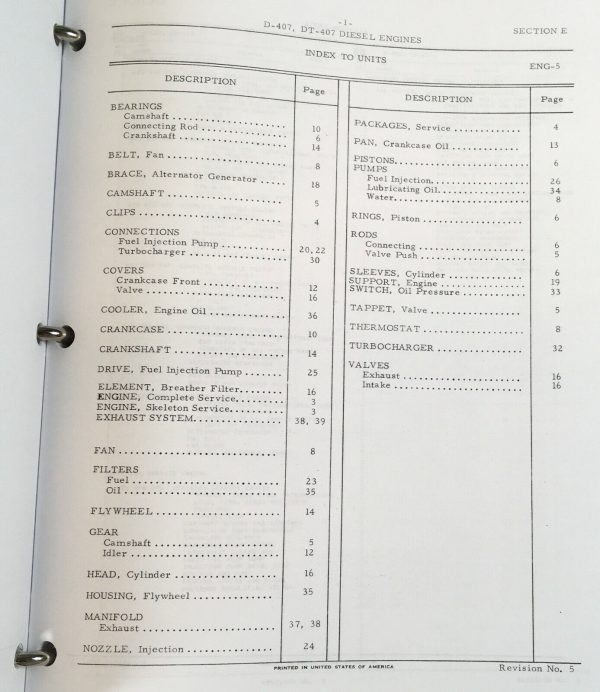 International 21026 Diesel Tractor Service Parts Manual Set Repair Dt-407 Shop - Image 2