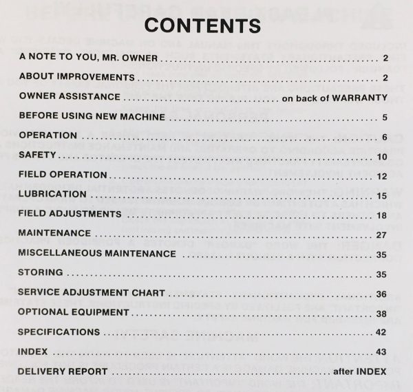 New Holland 472 Haybine Mower Conditioner Owners Operators Manual Maintenance - Image 2