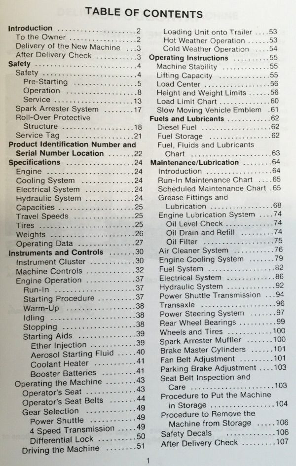 Case 584C 585C 586C Forklift Manual Parts Catalog Operators Owners Set Book - Image 4