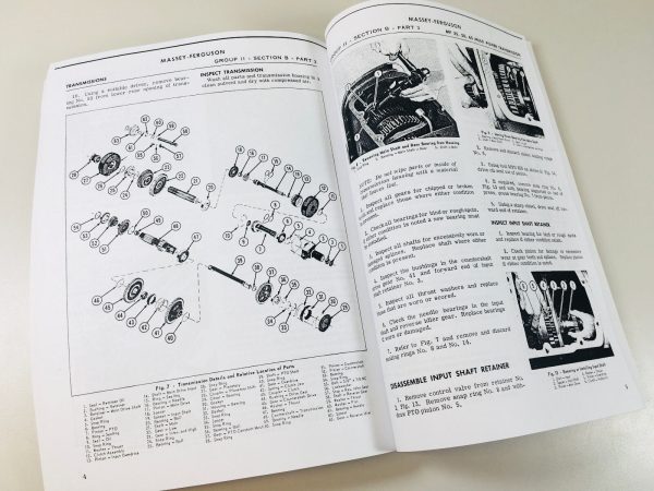 Massey Ferguson Mf-35 T0-35 Mf-50 Tractor Service Repair Manual Technical Book - Image 9