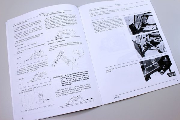 Farmhand 470 270 570 670 370 170 Loader Tractor Operators Manual Parts List - Image 3