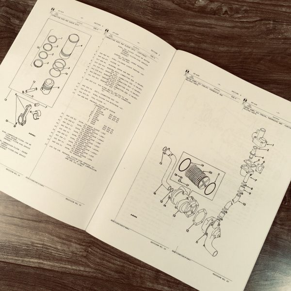 International Dt-429 Engine Only 4100 4156 Tractor Service Parts Manual Set Shop - Image 12
