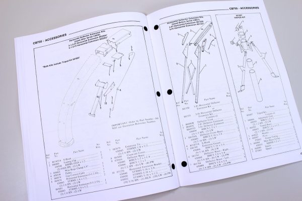 Gehl Cb750 Forage Harvester Service Parts Manual Catalog List Illustrations - Image 6