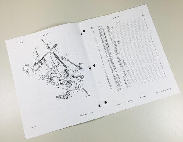 Massey Ferguson 41 Rear-Mounted Sickle Bar Mower Parts Operators Manual Service - Image 5