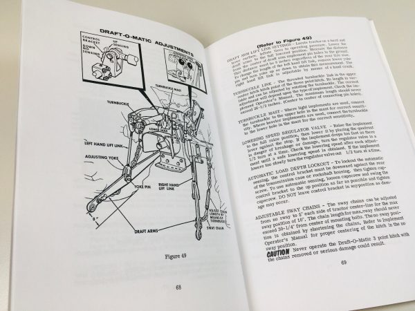 Case 530 Draft O Matic Tractor Operators Owners Manual Parts Catalog Set - Image 8