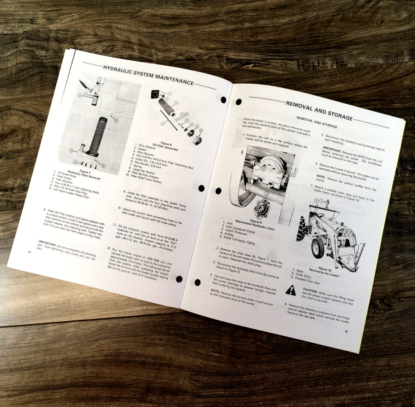 Ford 745 19-863 Loader for 340 540 Tractor Operators Manual Owners Maintenance - Image 5