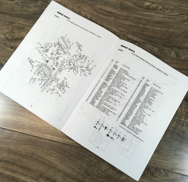 Sears 917.255910 GT 18 Garden Tractor 6 Speed Operators Manual Owners Book Parts - Image 6