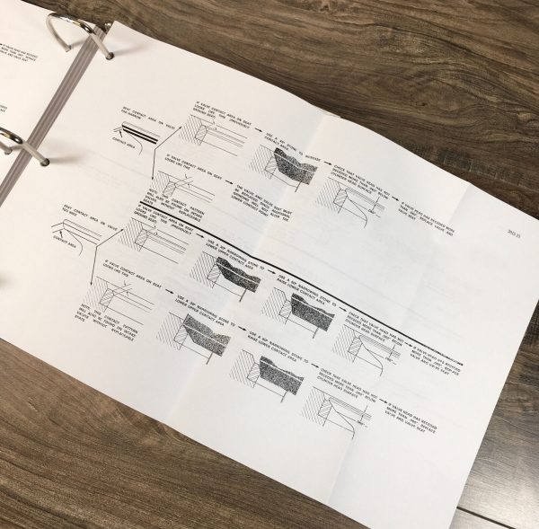 Case 1150 Crawler Service Manual Parts Catalog Repair Shop Set Prior To 7108999 - Image 8