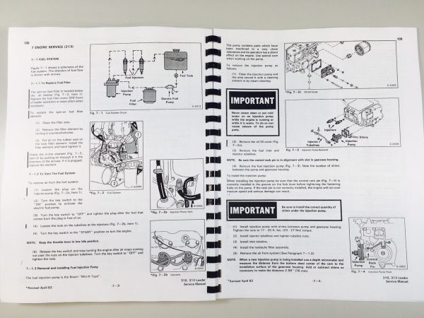 Bobcat 313 Skid Steer Loader Service Repair Manual Parts Catalog Shop Book - Image 5