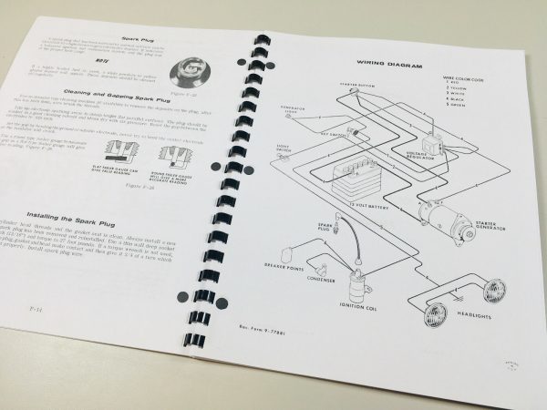 Case 155 195 Compact Garden Tractor Service Repair Manual Shop Book - Image 4